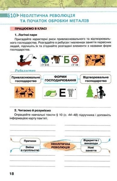Робочий зошит. Історія України. Всесвітня історія. 6 клас НУШ 10687 фото